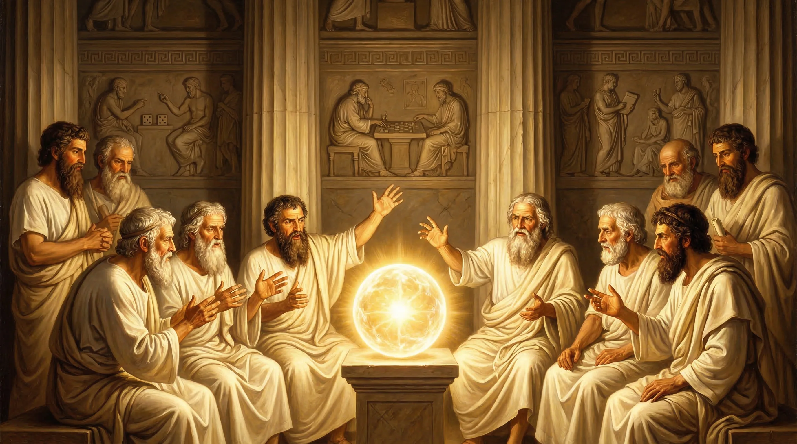 巅峰国际奥林匹斯创世纪品牌故事油画